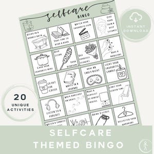Self care bingo