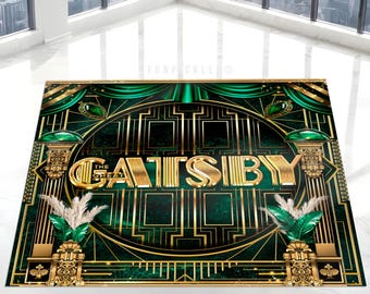 Removable Floor Decal Art Deco: 1920s Gatsby Party Dancefloor, (We print and ship) - HAR05