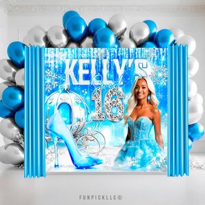 Winter Wonderland Sweet 16 Backdrop