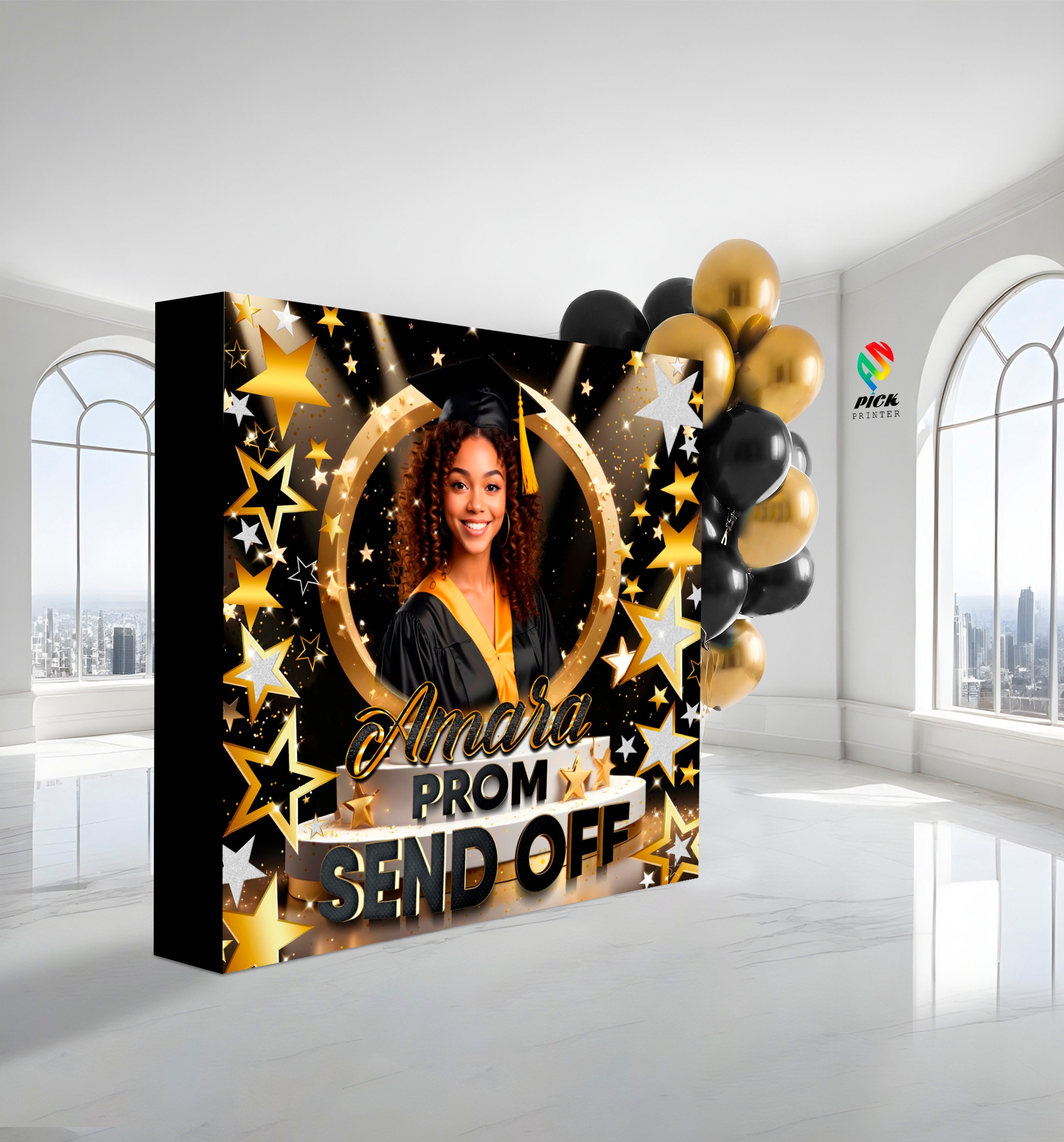 Send Off Program Banner Graduation Banner: Prom Send off Photo Backdrop - Etsy