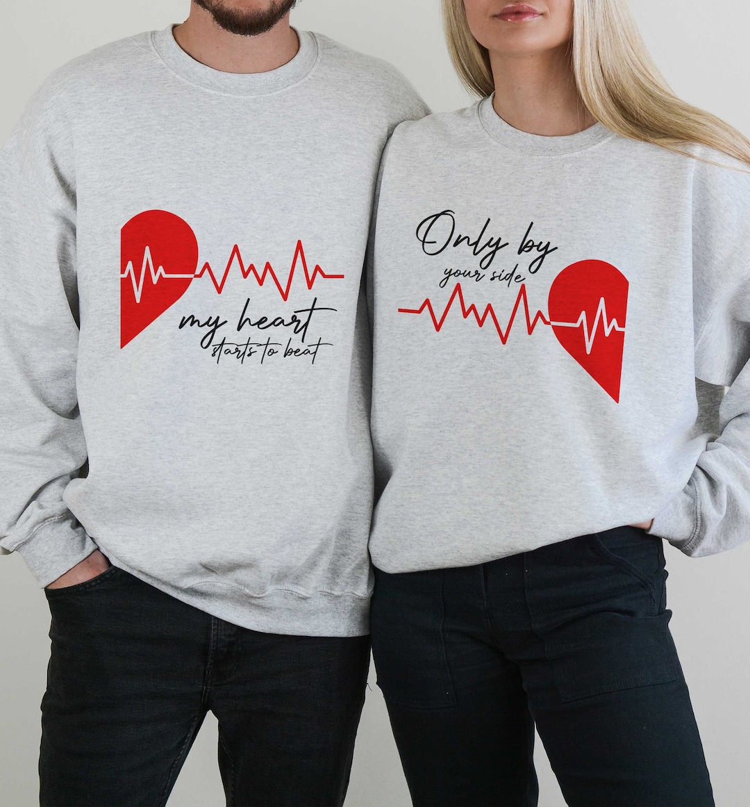 Personalized Couple AOP Sweater - Valentine's Day Gift Idea for Couple/LGBT - Together Since main image 1