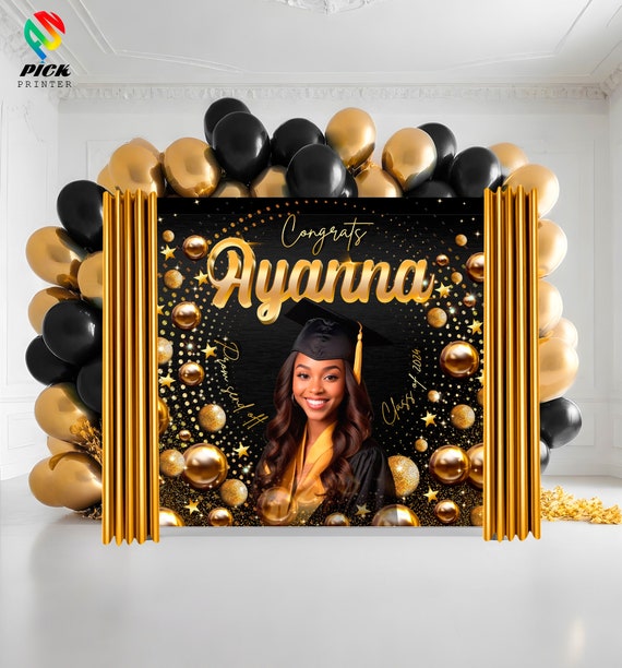 Aazon.co : 10x8ft Graduation Backdrop 2025 Congrats Grad Pro Banner
