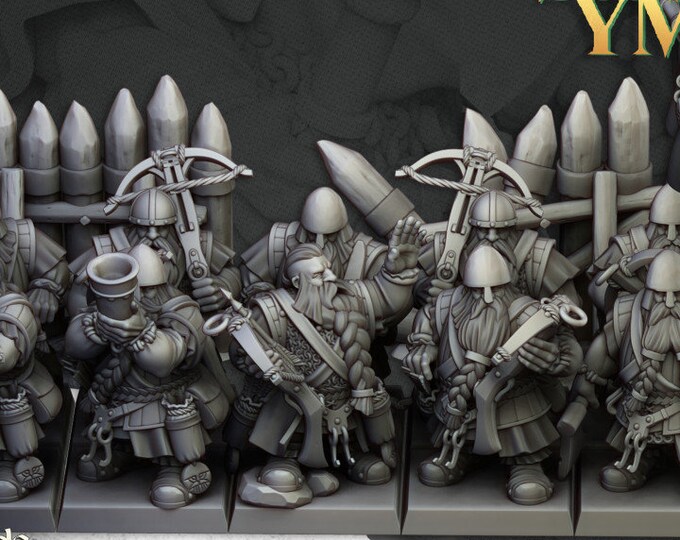 Dwarf Crossbowmen - Sons of Ymir - Highlands Miniatures