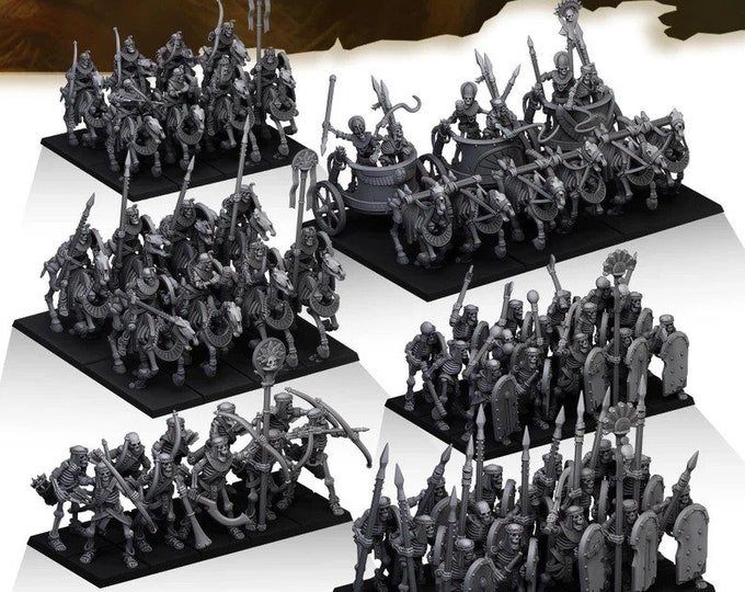 Eternal Dynasties Army Bundle | Highlands Miniatures | Dream It Make It 3d