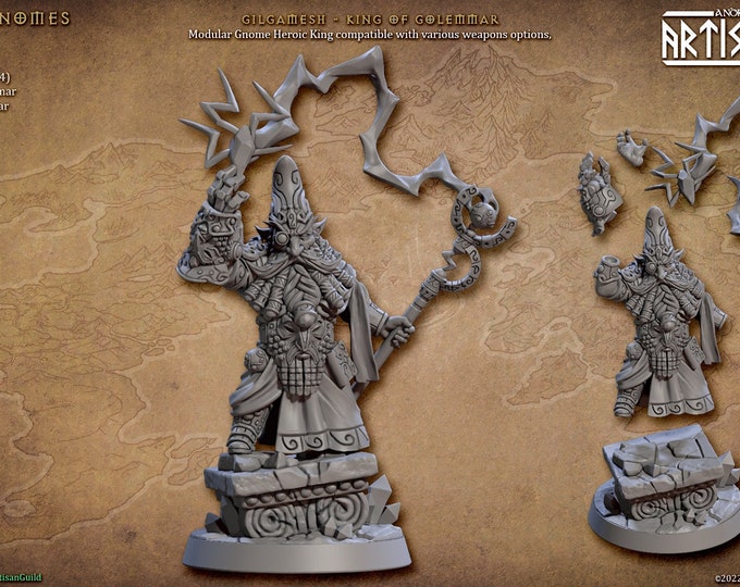 Gilgamesh - Gnome King of Golemmar | Artisan Guild