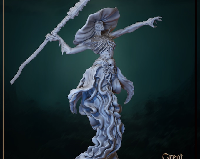 Man o War Attack Pose - 35mm Heroic Scale Fantasy Resin Miniature by Great Grimoire | Gathering Storm | Dream It Make it 3d