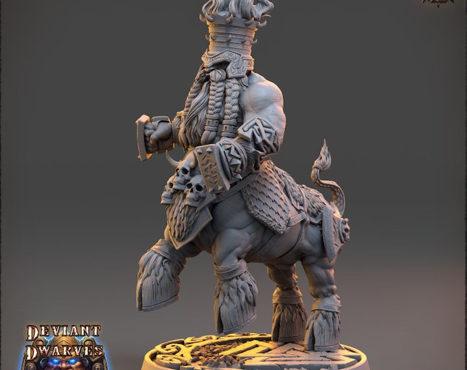 Styrlong the Burning Guard| Deviant Dwarves of the Pandemonium | Daybreak Miniatures |5E Resin Miniatures |Dwarf Tabletop Warrior