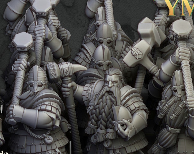 Dwarf Kingsguard - Sons of Ymir - Highlands Miniatures