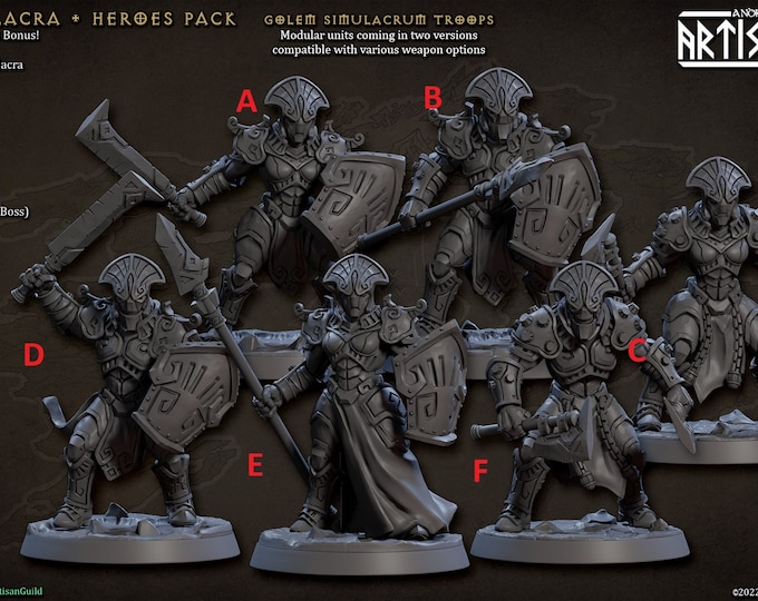 Golem Simulacrum Troops 1 |Artisan Guild