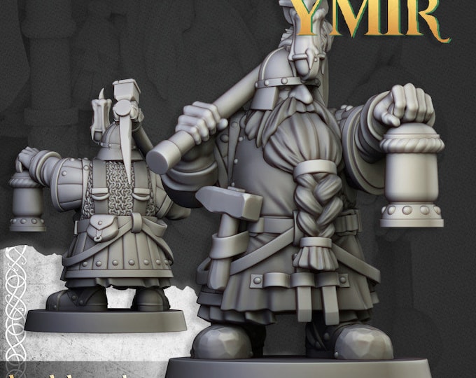 Dwarfs Miners Unit| Highlands Miniatures| dreamitmakeit3d