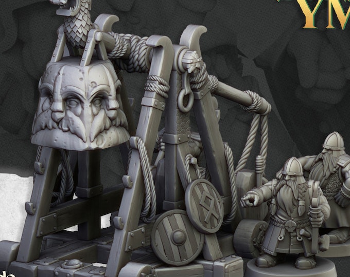 Dwarf Catapult - Sons of Ymir - Highlands Miniatures