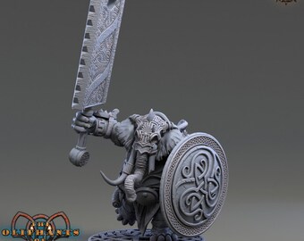 Harawat Mauler the Oliphants of Red Ridge 3D Printed 32mm or 75mm-scale ...