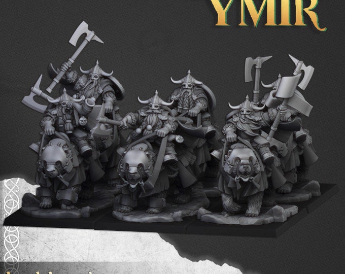 Heavy Dwarf Cavalry - Highlands Miniatures