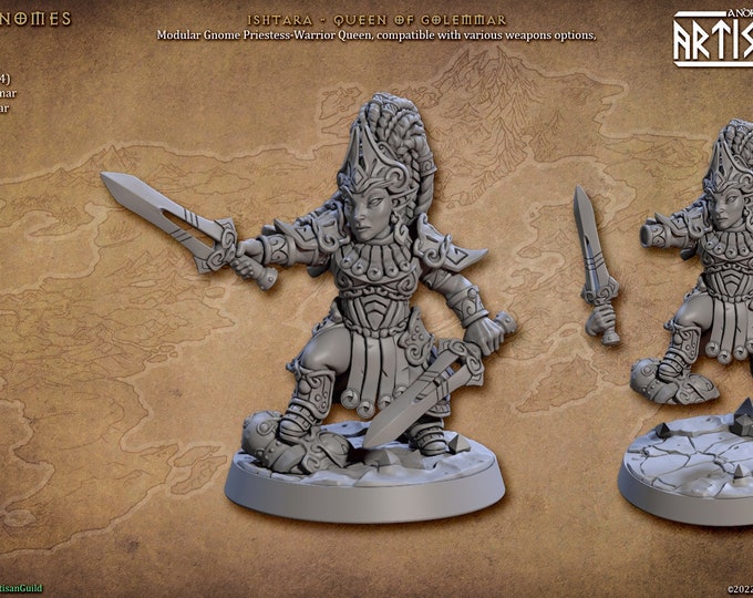 Ishtara - Gnome Queen of Golemmar | Artisan Guild