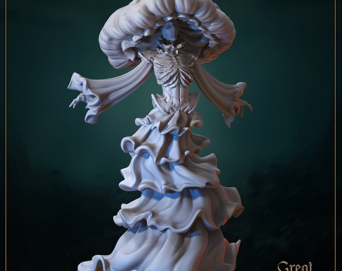 Baillerina Carter - 35mm Heroic Scale Fantasy Resin Miniature by Great Grimoire | Gathering Storm | Dream It Make it 3d