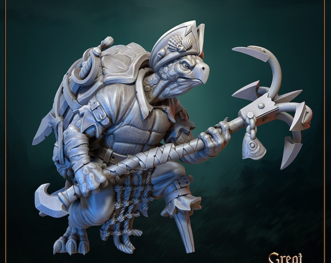 Peg Leg Pete - 35mm Heroic Scale Fantasy Resin Miniature by Great Grimoire | Gathering Storm | Dream It Make it 3d