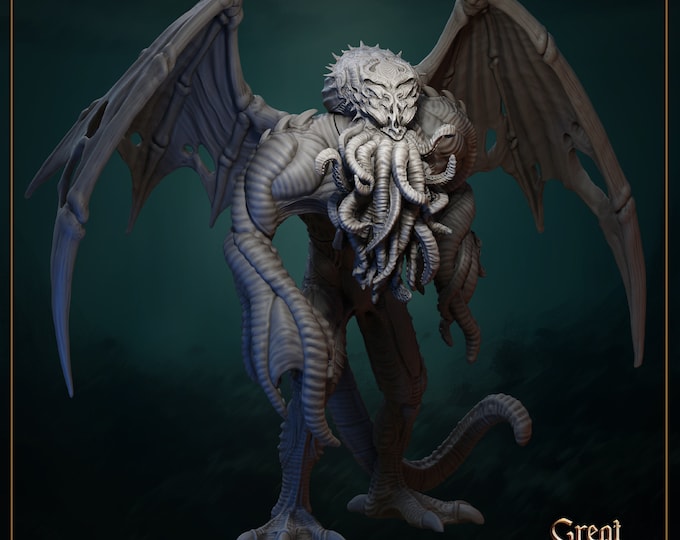 Primordial One - 35mm Heroic Scale Fantasy Resin Miniature by Great Grimoire | Gathering Storm | Dream It Make it 3d