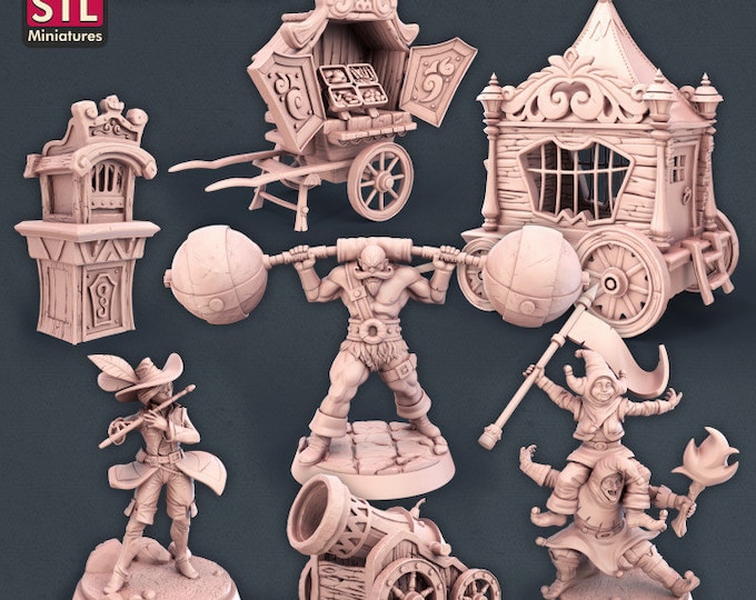 Carnival Set by STL Miniatures
