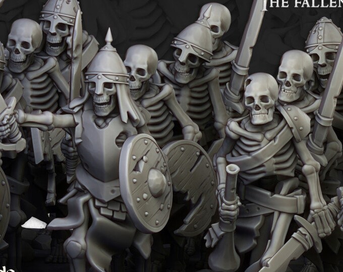 Highlands Miniatures Skeleton Warriors