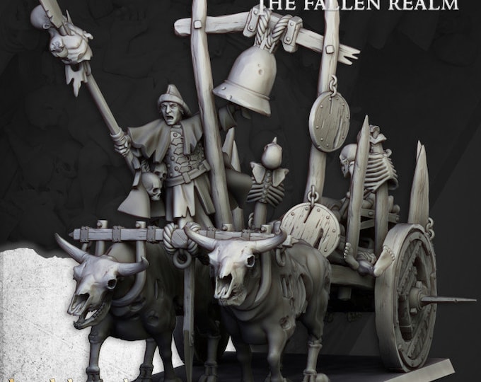 Highlands Miniatures Corpse Cart