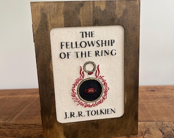 Hand Embroidered Lord of the Rings Keepsake Box
