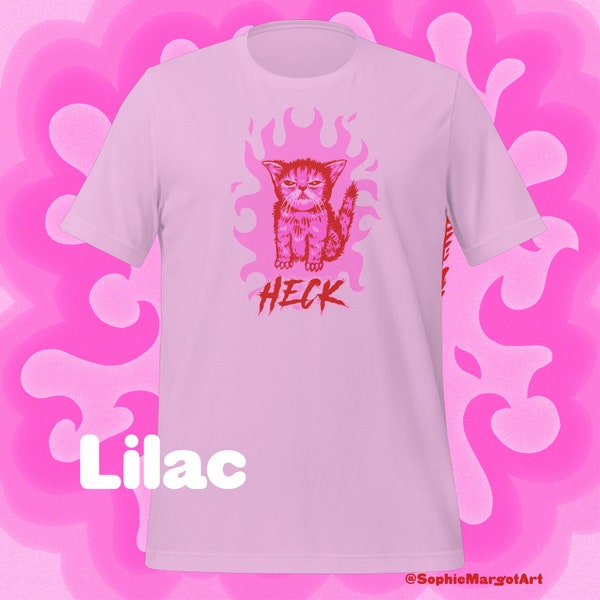 Heck Kitten Tee - Unisex Soft Lightweight Cute Kitten T-shirt