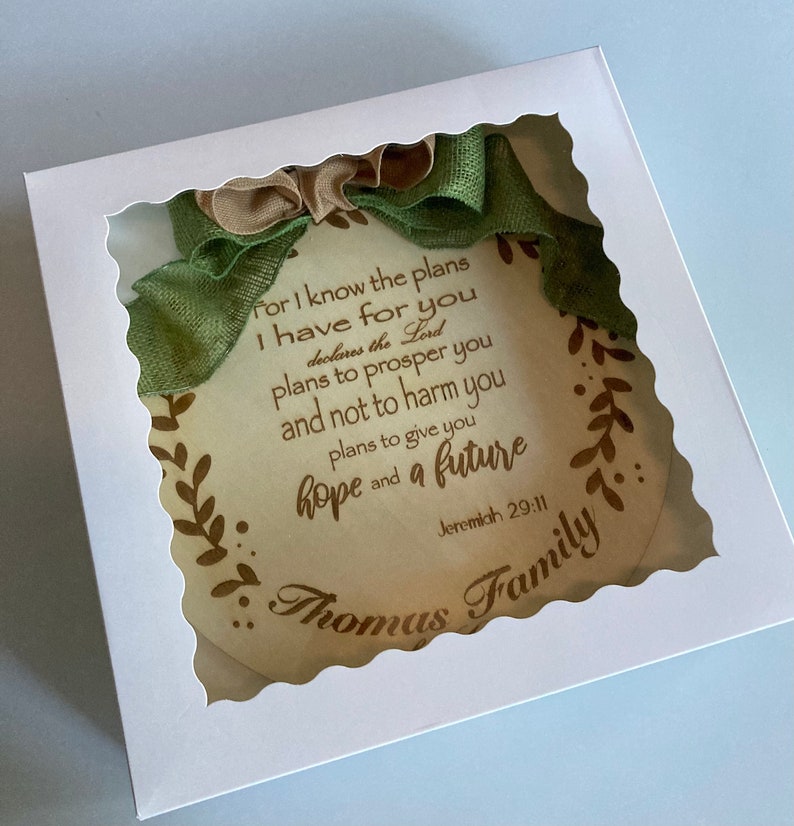 Christian Sign Bible Devotional Art With Personalized Scriptures ...