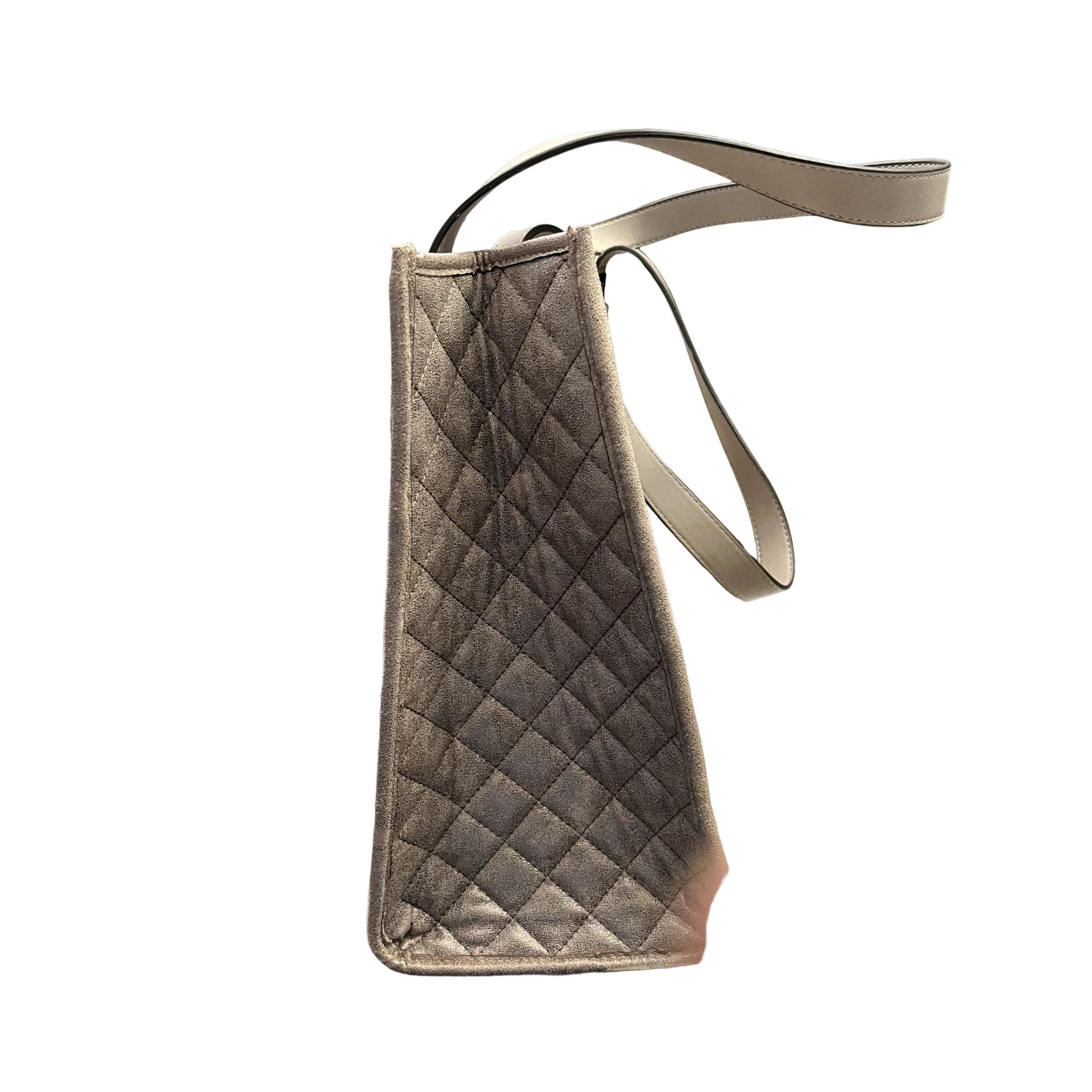 New Calvin Klein Quilted Metallic Taupe Tote bag New Calvin Klein Quilted Metallic Taupe Tote bag