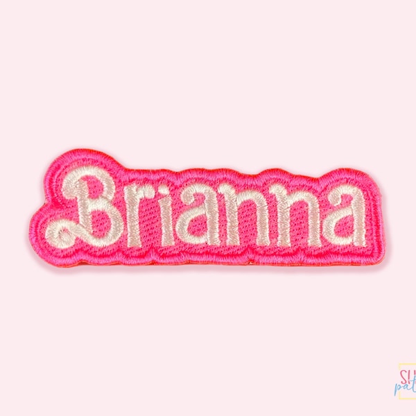 Embroidered Brianna Name Patch. Personalized And Custom Name Patch.  Embroidered Patch For Jackets, Shirts, Baseball Caps, Backpacks, Vests.