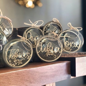 Christmas ball | Decoration | personalized | Gift | Name in bullet