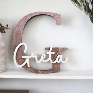 Nameplate | Letter | Child's name | Wall decoration | 3D | Door sign | Gift