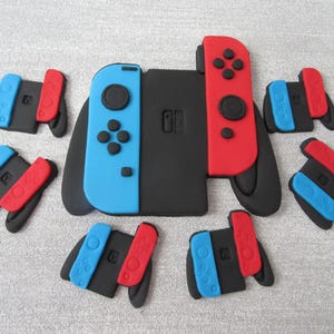 Edible Handmade Large Controller Fondant Gaming Cake Topper White Sugar Paste Decoration