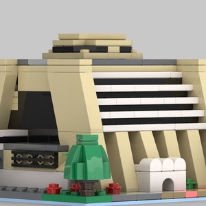 WDW Contemporary Hotel LEGO MOC instructions Only Etsy