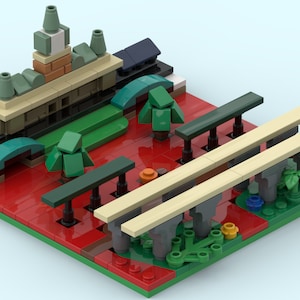 WDW Magic Kingdom Park Entrance LEGO MOC (instructions only)