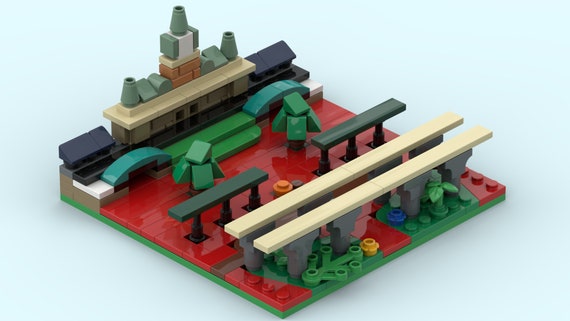 WDW Kingdom Park LEGO MOC instructions Only - Etsy