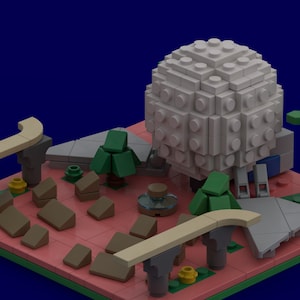 WDW Epcot Park Entrance LEGO MOC (instructions only)