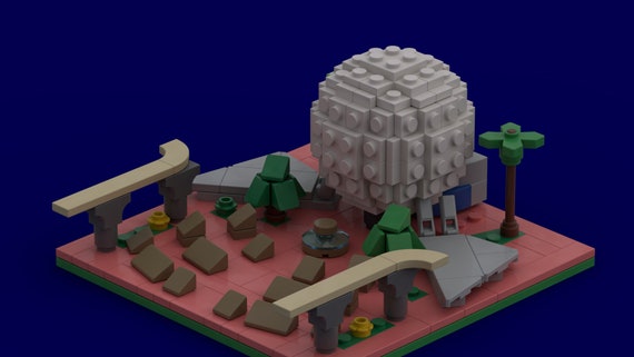 Epcot Park Entrance MOC Only -