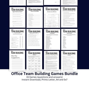 Teambuildingspellen op kantoor, spellen voor werkteambuilding, teambuilding voor personeel, ijsbrekerspellen, happy hours op het werk, teamvergadering