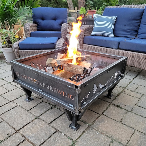 Custom Fire Pits Etsy