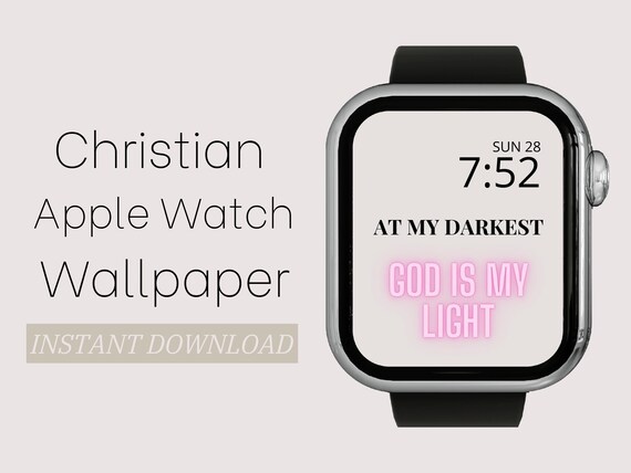 Christian Apple Watch Wallpaper at My Darkest God is My - Etsy