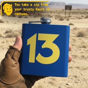 Vault 13 Wasteland Canteen / Flask