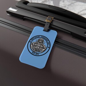Tactical Lobster Luggage Tag: Funny Military-Inspired Baggage ID