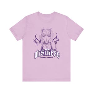 Mistress Anime Goth Girl Shirt | Bad Girl Anime Streetwear for Naughty Goth Girls | Stylish Tee for Anime Lovers in Gothic Style
