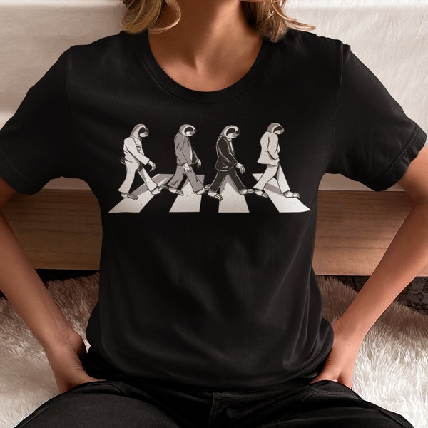 Sloths on Abbey Road Parody Shirt - Musical Style Tee for Sloth Lovers - Great Gift for Music and Animal Enthusiasts - Hilarious Animal Tee