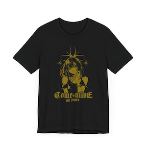 All My Fears Come Alive Gothic Anime Girl Shirt | Dark Aesthetic Creepy Cute Tee | Emo Alternative Fashion Goth Anime Lover Unique Goth Gift