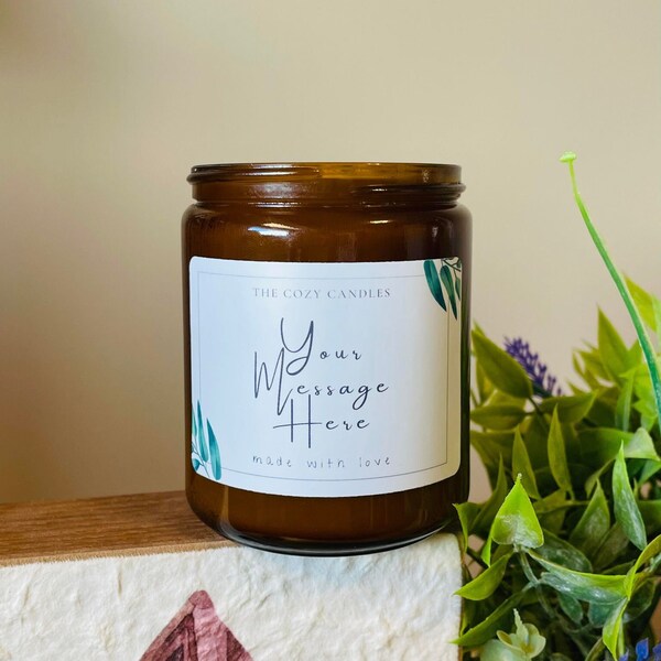 Candle With Message Etsy