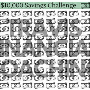 10,000 dollar savings challenge!