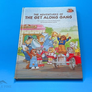 Vintage 1984 The Adventures of the Get ALong Gang Hardcover Buch von Swenson Tierbuch 1980er Jahre Kindergeschichtenbuch
