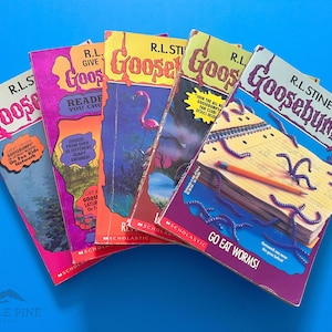 Goosebumps Vintage Paperback Lot – Sold Separately – R.L. Stine 90s Horror Books millennial book core goosebumps