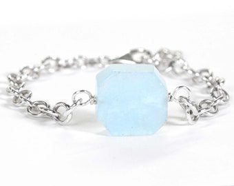 Raw Aquamarine Gemstone
